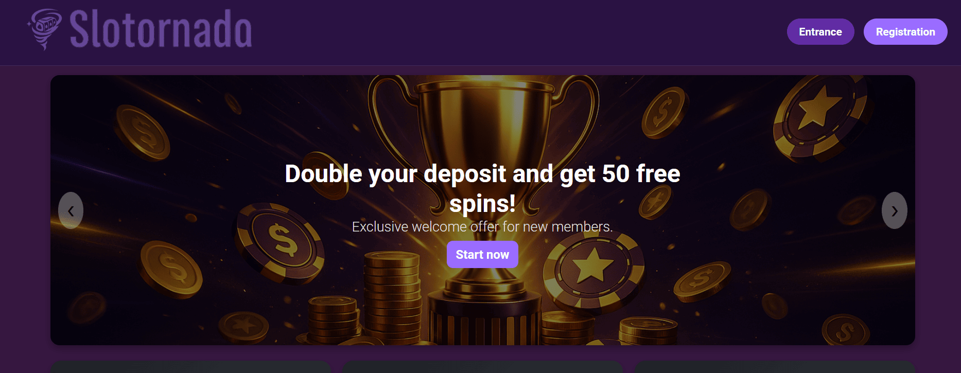Slotornado – Fast Withdrawals and a Large Welcome Package